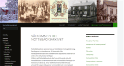 Desktop Screenshot of nottebacksarkivet.se